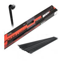 Спицы Mach1 Inox Plus черный (нержавейка) 2/296/ 10 шт