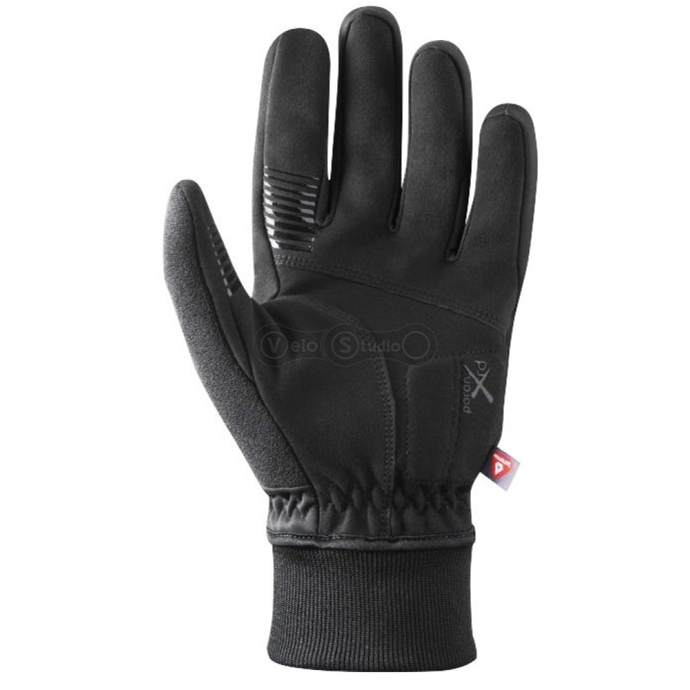 Перчатки Shimano Windstopper Primaloft черно-желтые разм. XXL