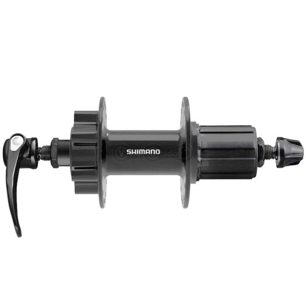 Втулка задняя Shimano FH-QB400-HM, CUES, 36отв QR, OLD: 135мм, 6 болтов