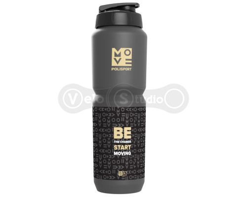 Фляга POLISPORT MOVE 1L 1000мл сірий/чорний