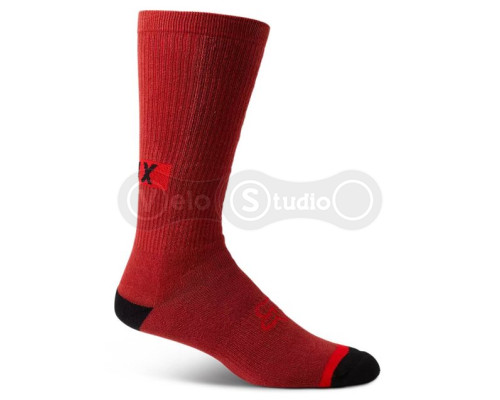 Вело носки FOX 10" Defend Crew Sock Red Cly S/M (38-42 размер)