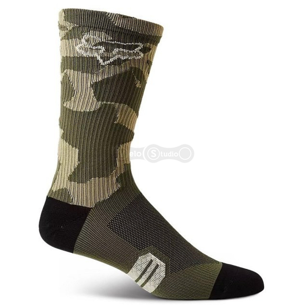 Вело шкарпетки FOX 8" Defend Crew Sock Camo S/M (38-42 розмір)