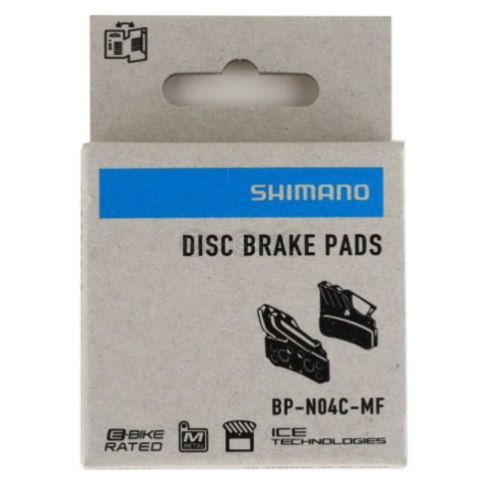 Тормозные колодки Shimano N04C + радиатор, металл, XTR/XT/SLX