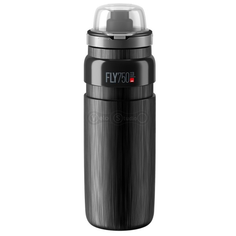Фляга ELITE FLY МТВ TEX 750 мл с крышкой чёрная