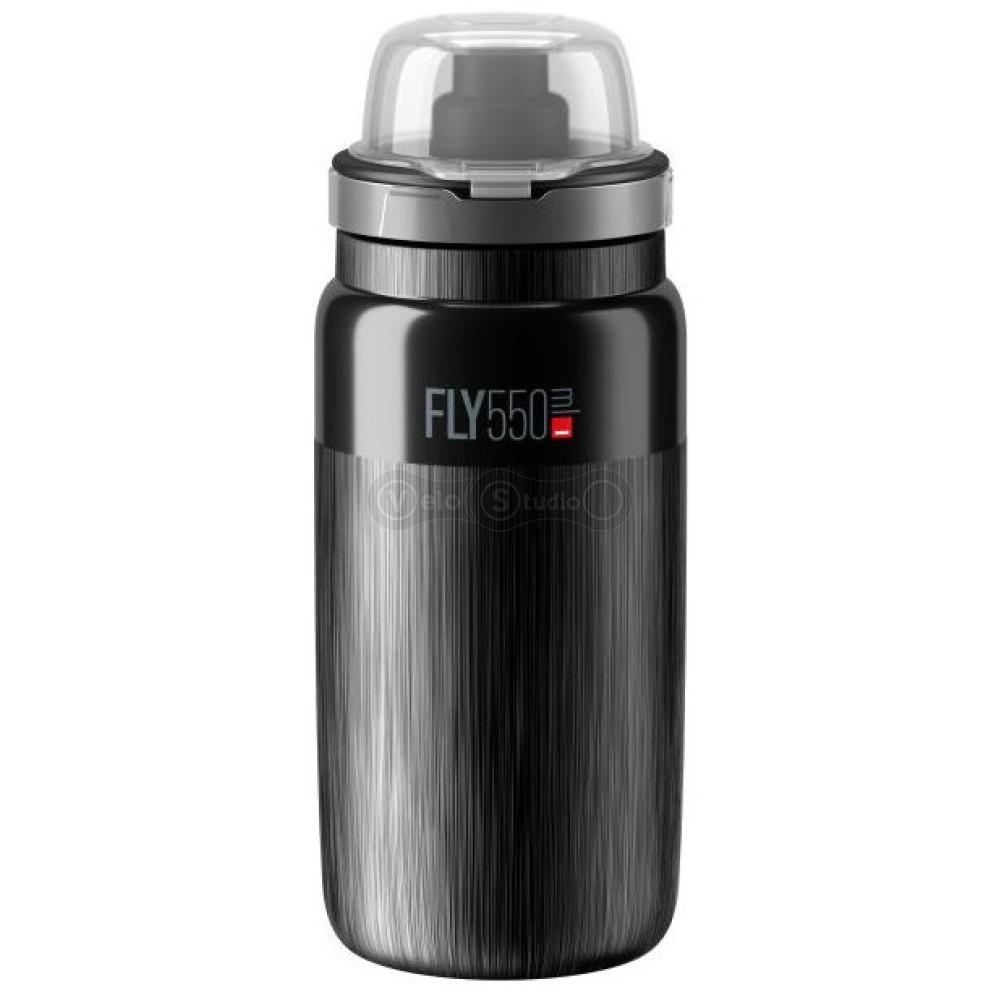 Фляга ELITE FLY МТВ TEX 550 мл с крышкой чёрная