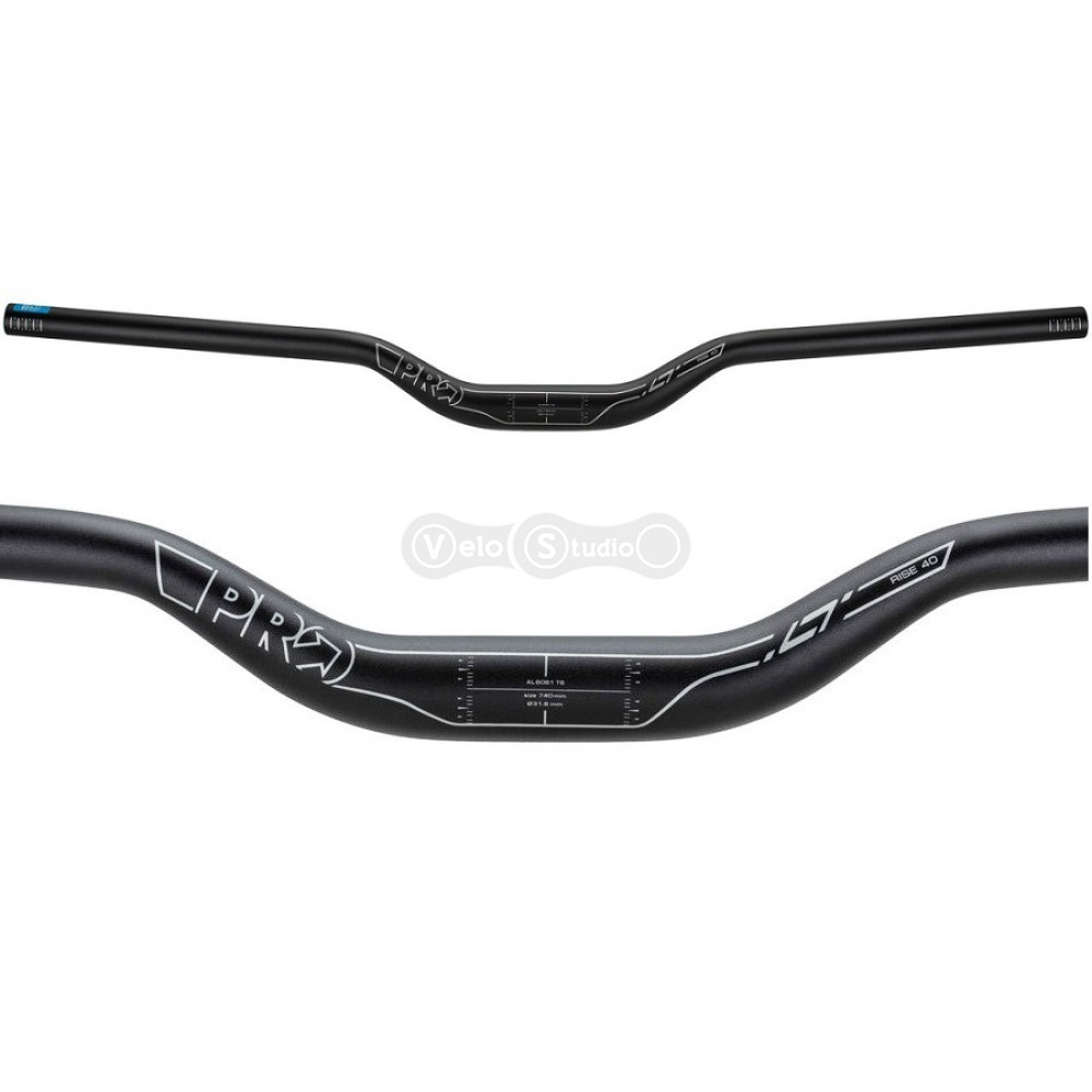 Кермо PRO 31,8 MTB LT High Rise 740 мм підйом 40 мм