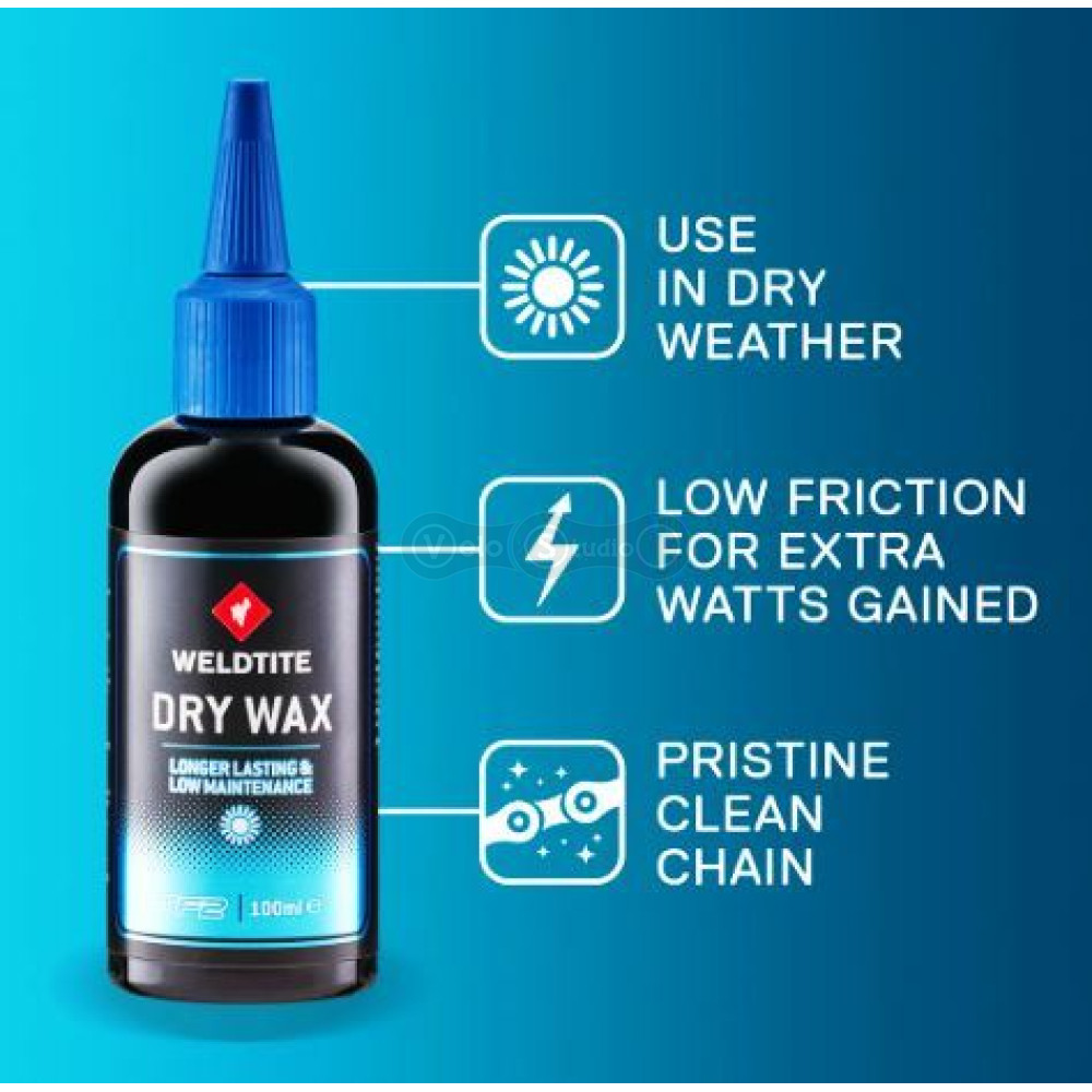 Cмазка цепи Weldtite Dry Wax, парафиновая, 100 мл