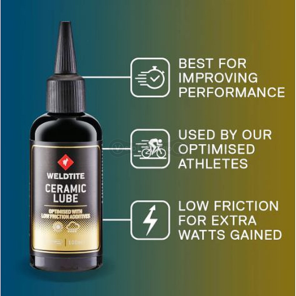 Cмазка цепи Weldtite Ceramic Lube, керамическая, 100 мл
