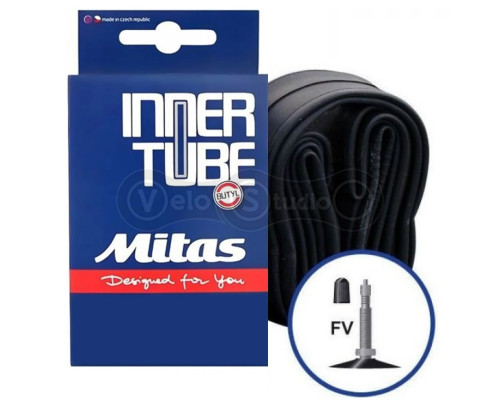 Вело камера Mitas Classic 26x1.75-2.50 (47/62 - 559) FV 47 мм