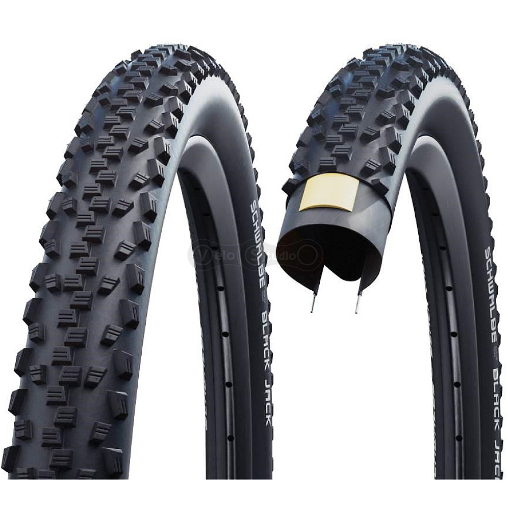 Покрышка 26x2.10 (54-559) Schwalbe BLACK JACK HS407 K-Guard B/B-SK SBC, 50EPI