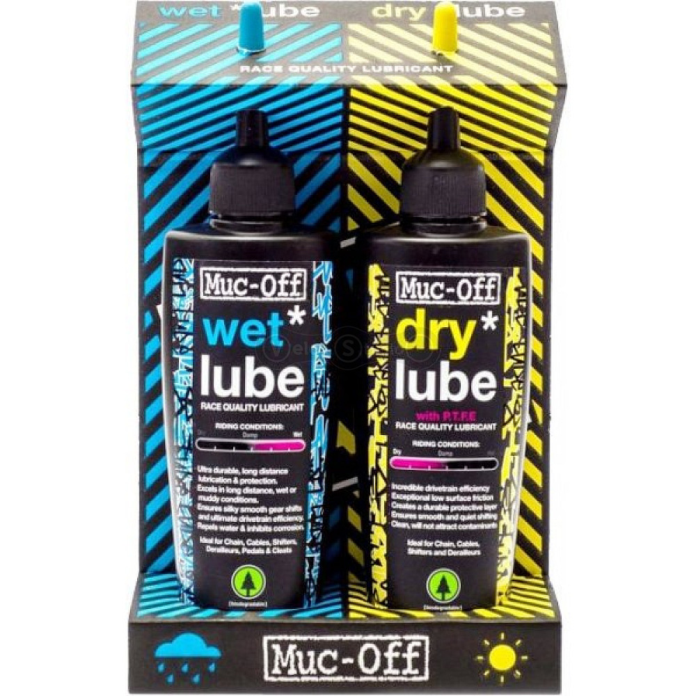 Мастило ланцюга Muc-Off Dry + Wet Lube 120 мл