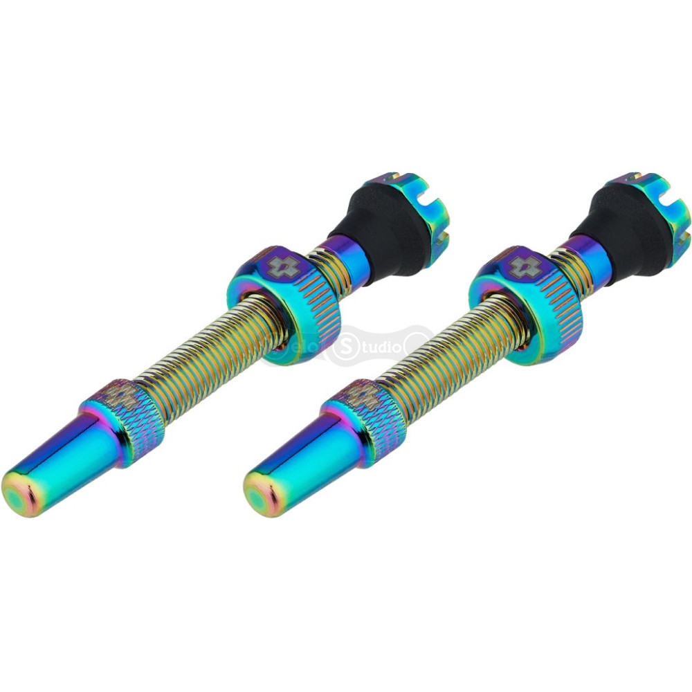 Безкамерний ніпель MUC-OFF Tubeless V2 44 мм бензиновий - 2 штуки