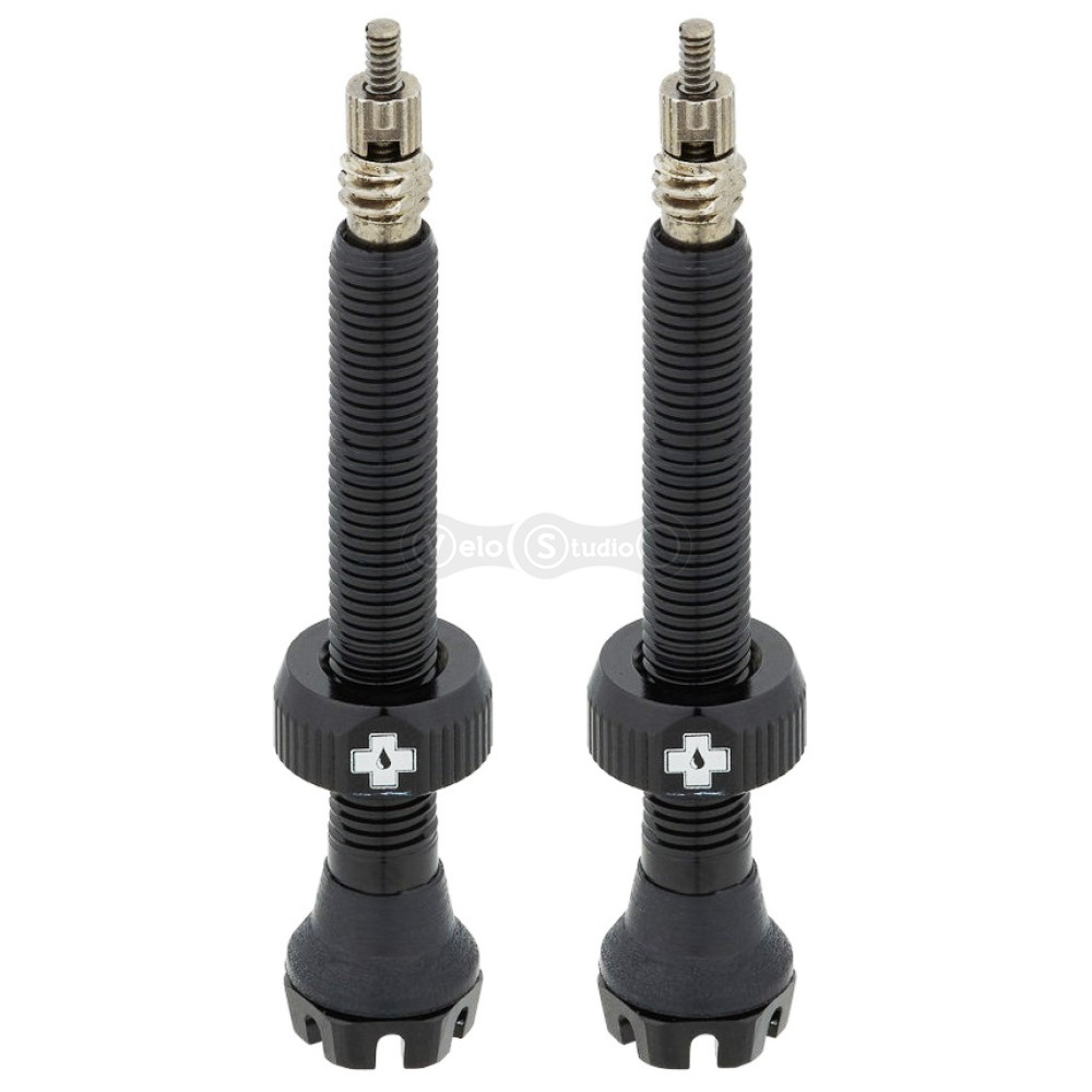 Бескамерный ниппель MUC-OFF Tubeless V2 44 мм чёрный - 2 штуки