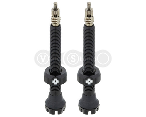 Бескамерный ниппель MUC-OFF Tubeless V2 44 мм чёрный - 2 штуки