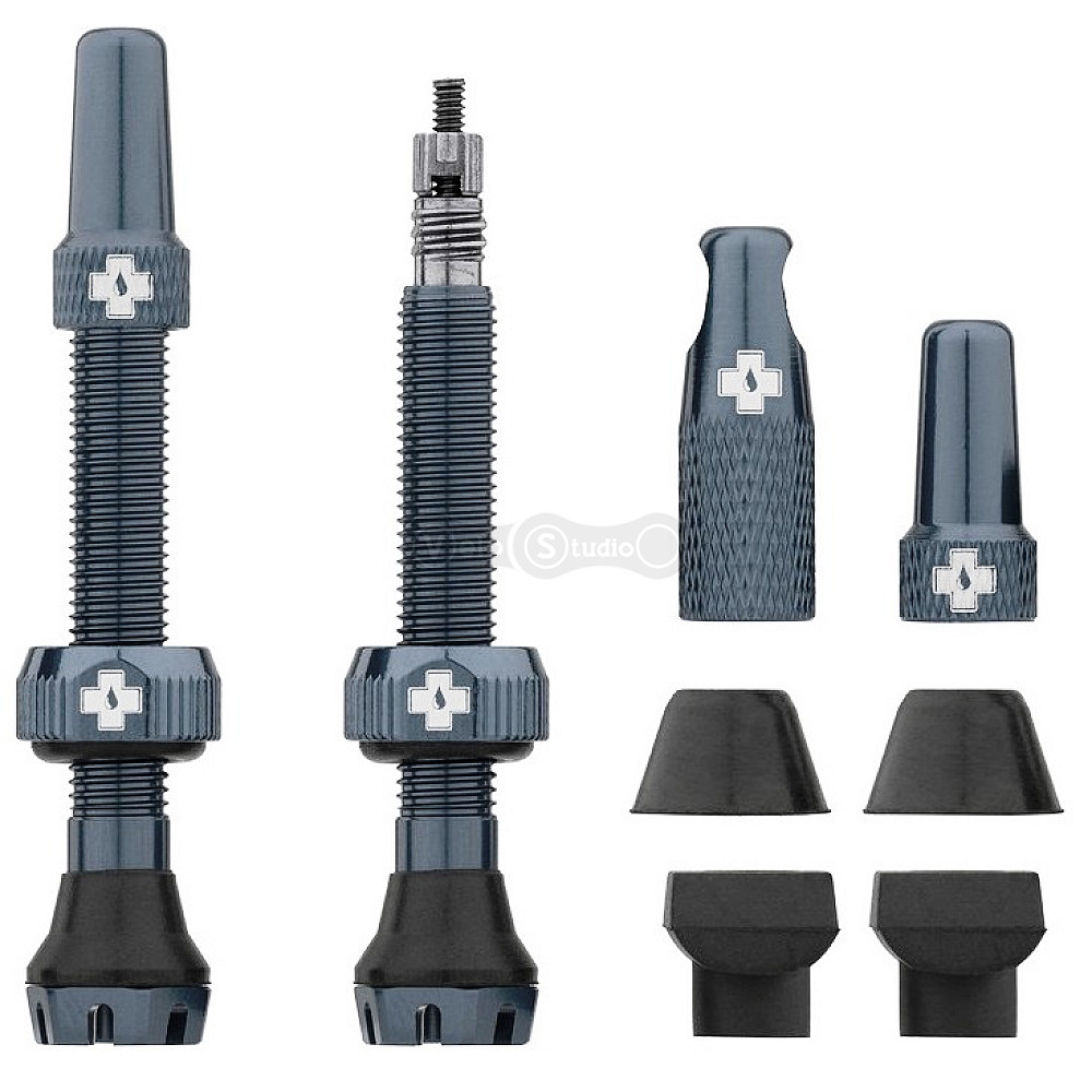 Бескамерный ниппель MUC-OFF Tubeless V2 44 мм серый - 2 штуки