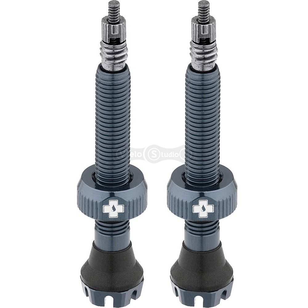 Бескамерный ниппель MUC-OFF Tubeless V2 44 мм серый - 2 штуки