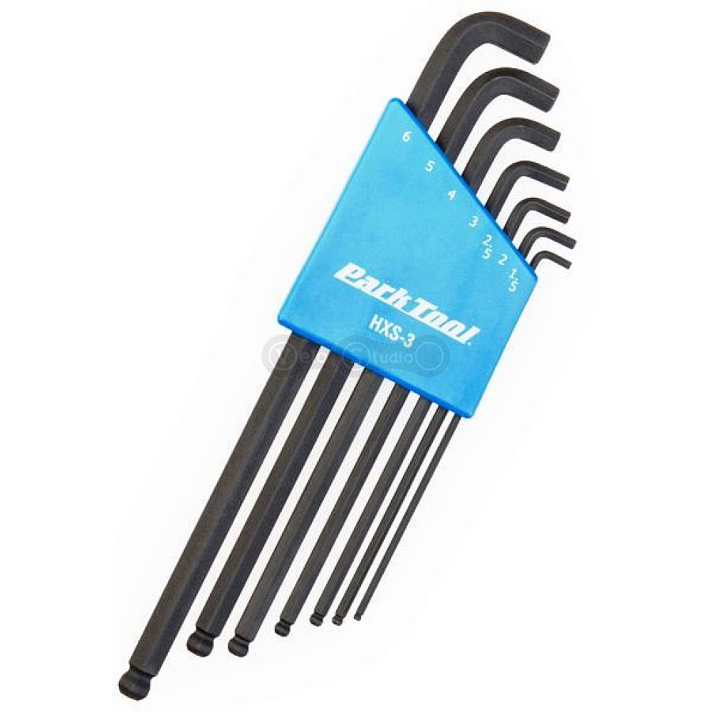 Набор шестигранников Park Tool HXS-3 1.5/2/2.5/3/4/5/6 мм