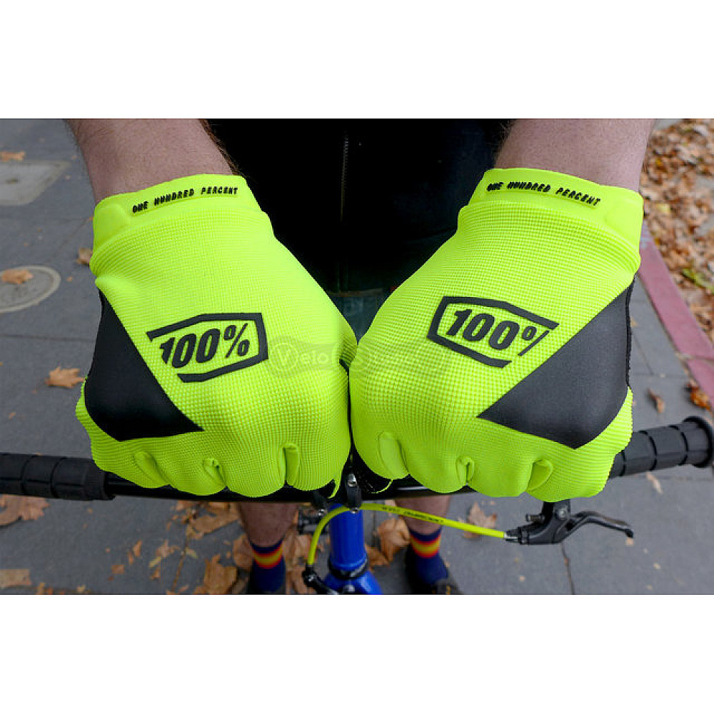 Вело перчатки Ride 100% Ridecamp Fluo Yellow размер L