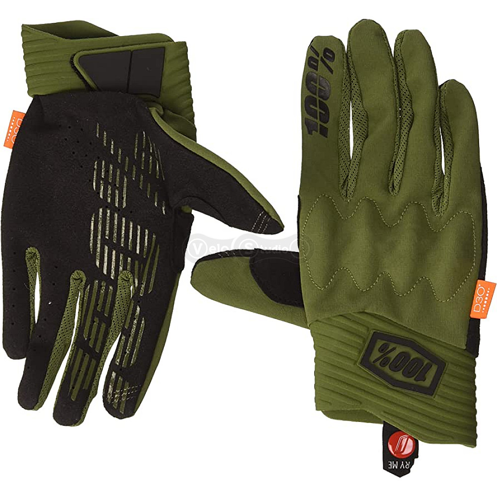 Мото рукавички Ride 100% Cognito Army Green розмір S