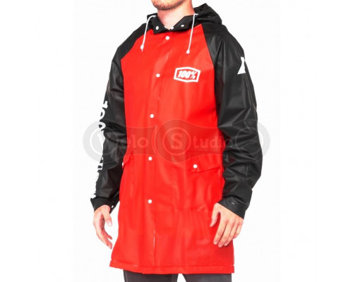 Вело куртка - дождевик Ride 100% Torrent Raincoat Red размер S