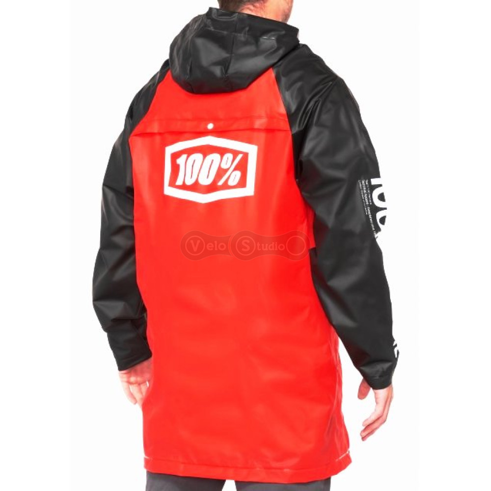 Вело куртка - дощовик Ride 100% Torrent Raincoat Red розмір S