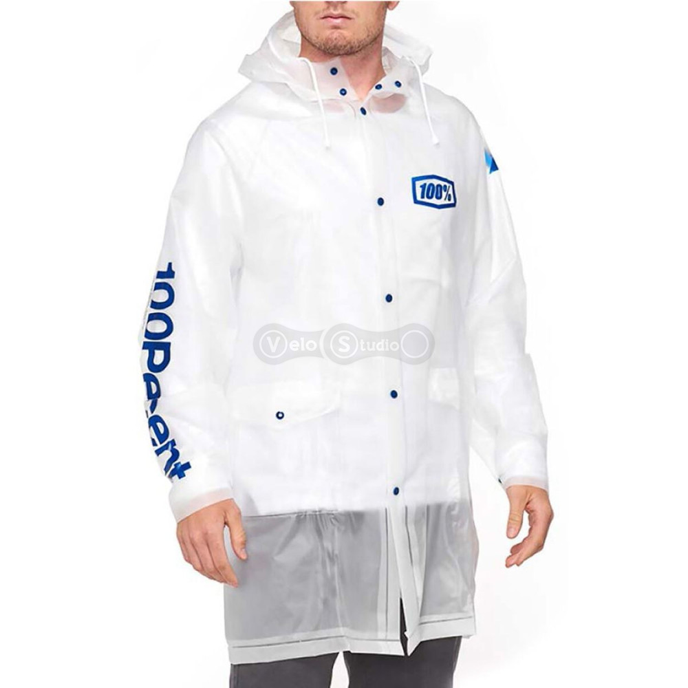 Вело куртка - дождевик Ride 100% Torrent Raincoat Clear размер S