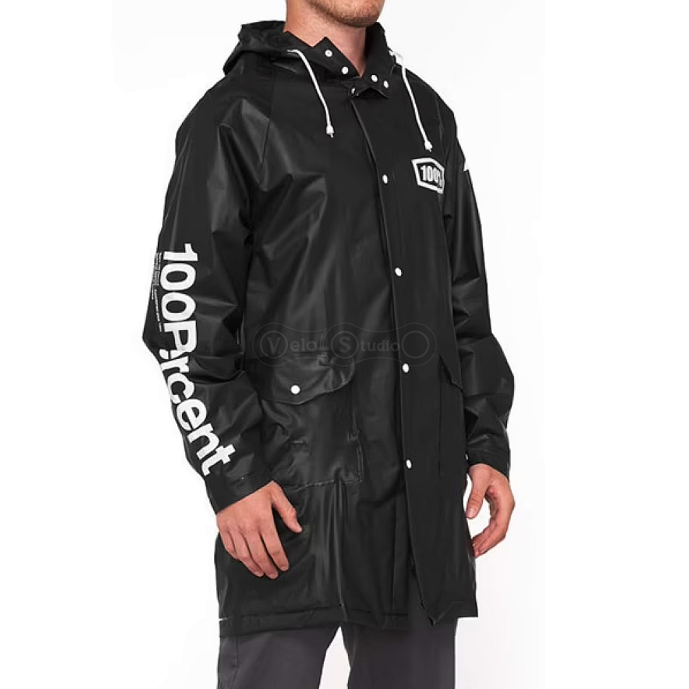Дождевик Ride 100% Torrent Raincoat чёрный размер XL