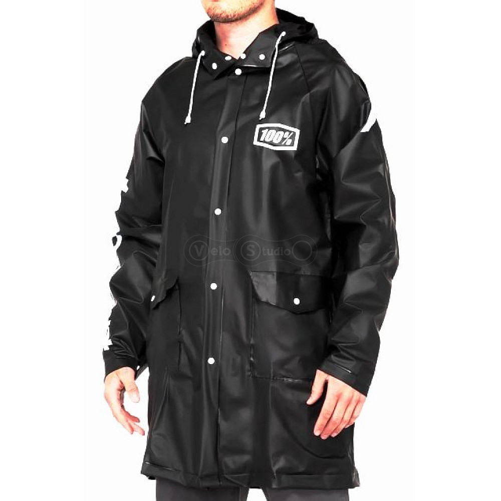 Дощовик Ride 100% Torrent Raincoat чорний розмір S