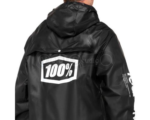 Дождевик Ride 100% Torrent Raincoat чёрный размер S
