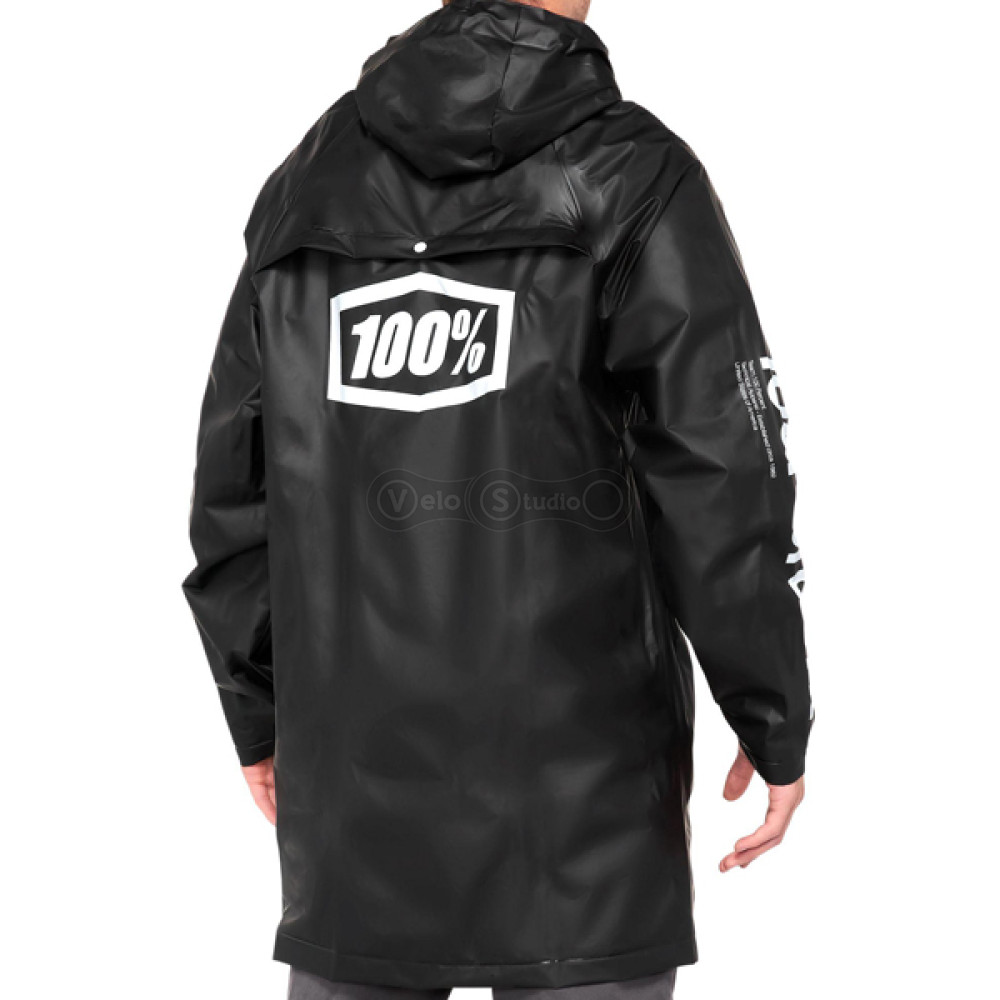 Дождевик Ride 100% Torrent Raincoat чёрный размер XL