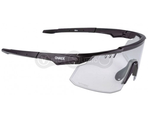 Вело очки Onride Bliss фотохромные (84-25%) чёрные матовые