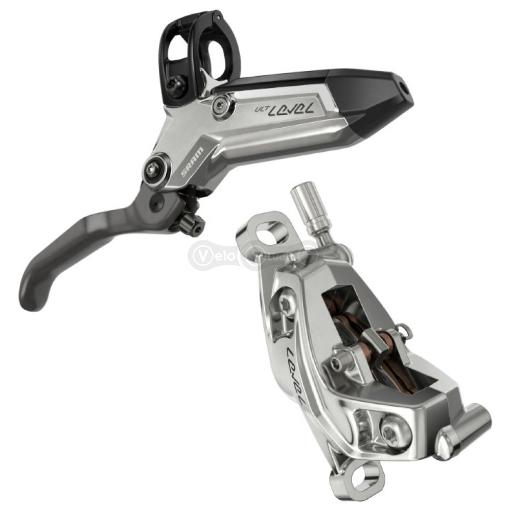 Тормоз задний SRAM Level Ultimate Stealth 4 Поршня - Clear Ano Rear 2000mm Hose