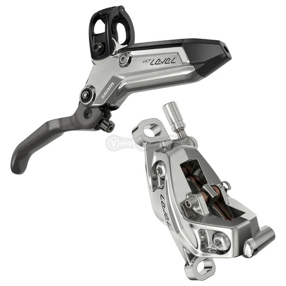 Тормоз передний SRAM Level Ultimate Stealth 4 Поршня - Clear Ano Front 950mm Hose