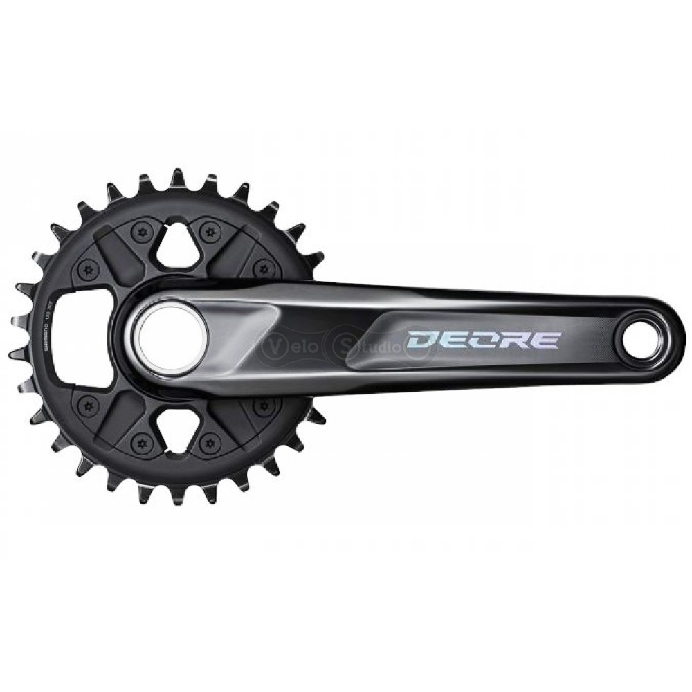 Шатуны Shimano FC-M6120-1 Deore 30T 175 мм CL-55 мм 12 скоростей