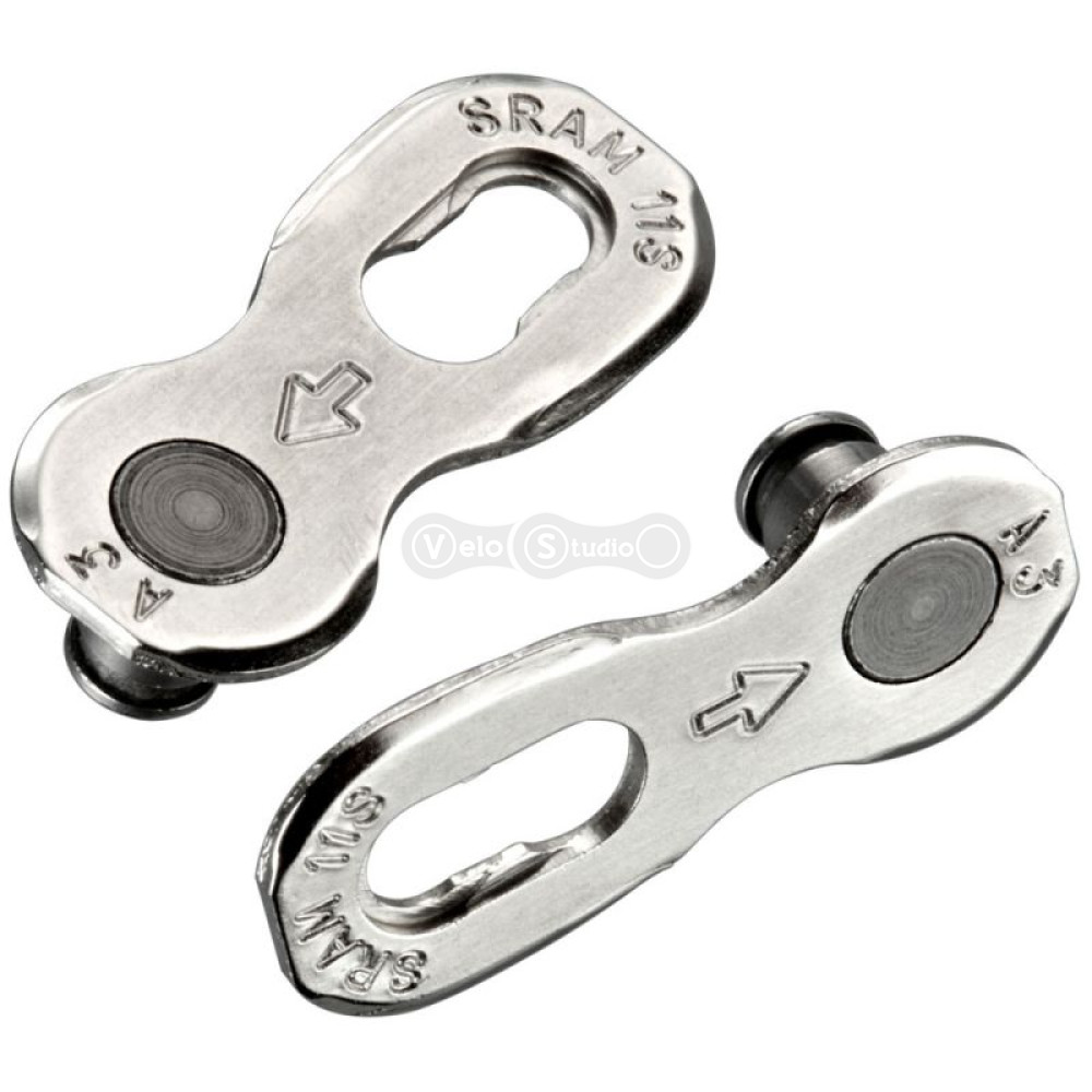 Замок цепи SRAM PowerLock 11 скоростей, серебро, 4 штуки