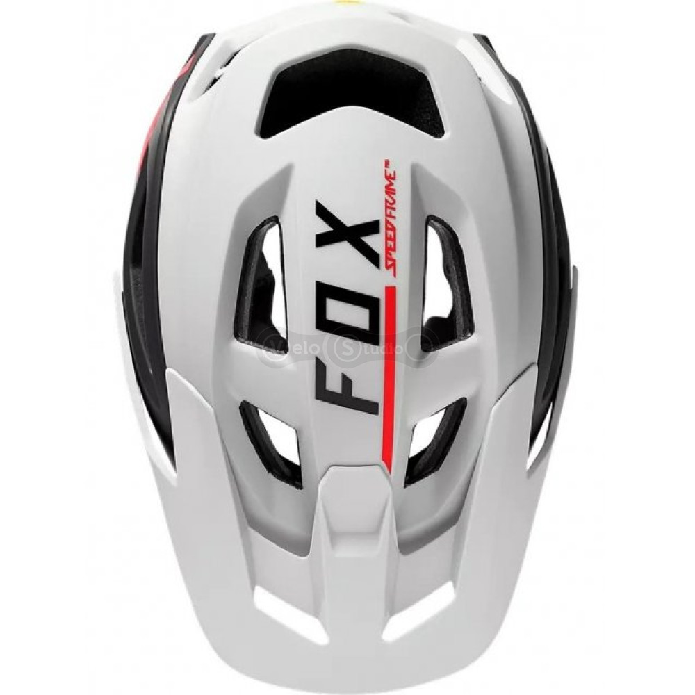 Вело шлем FOX Speedframe Pro MIPS Blocked White размер M (55-59 см)