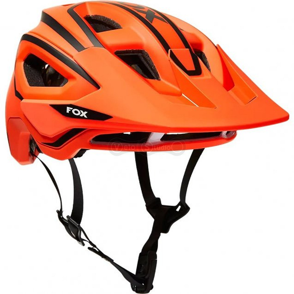 Вело шлем FOX Speedframe Pro MIPS Dvide Flo Orange размер M (55-59 см)
