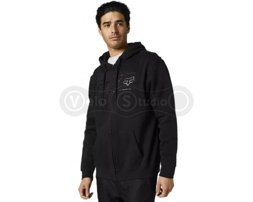 Толстовка FOX Pinnacle Zip Fleece Black Black размер M