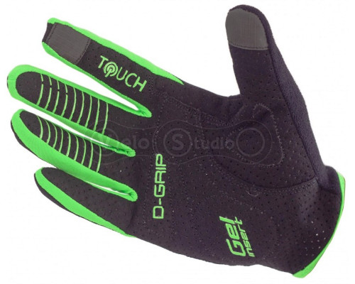 Вело рукавички LYNX Trail BG Black/Green L