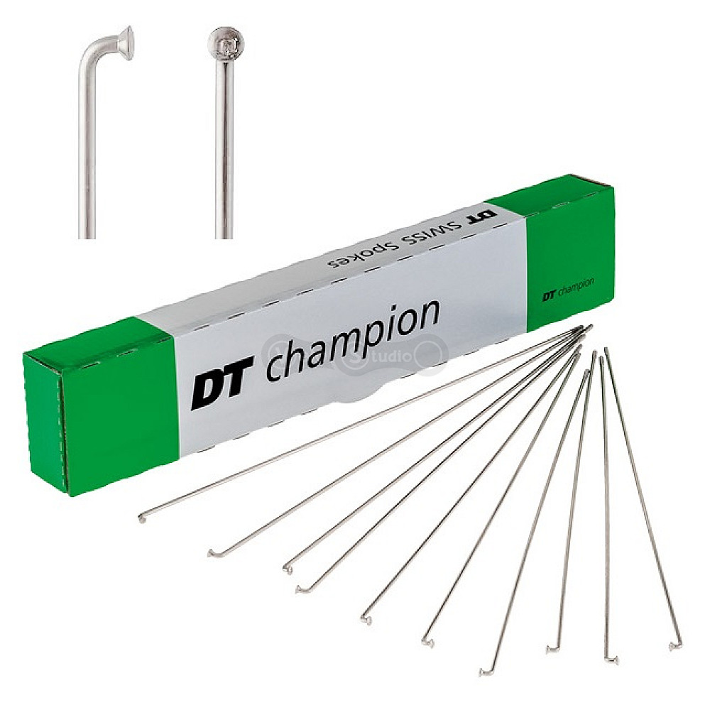 Спицы DT Swiss Champion Silver 2.0 x 193 мм 100 шт