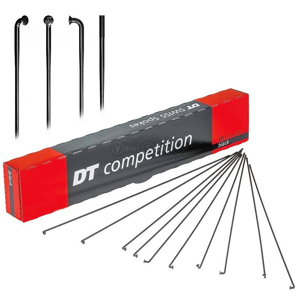 Спицы DT Swiss Competition Race Standard 1.8/1.6/1.8 мм 270 мм чёрные 100шт