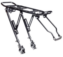 Багажник Kaiwei Carrier 20, на пір'я рами, алюміній, чорне, універсальне кріплення