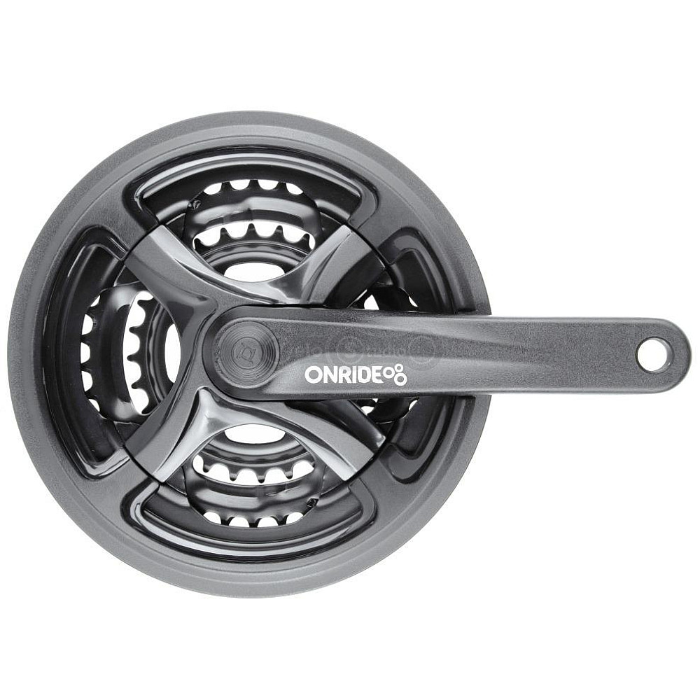 Шатуны ONRIDE Trio 840P, под квадрат, 170 мм, 28-38-48Т, на 8/7/6 скоростей