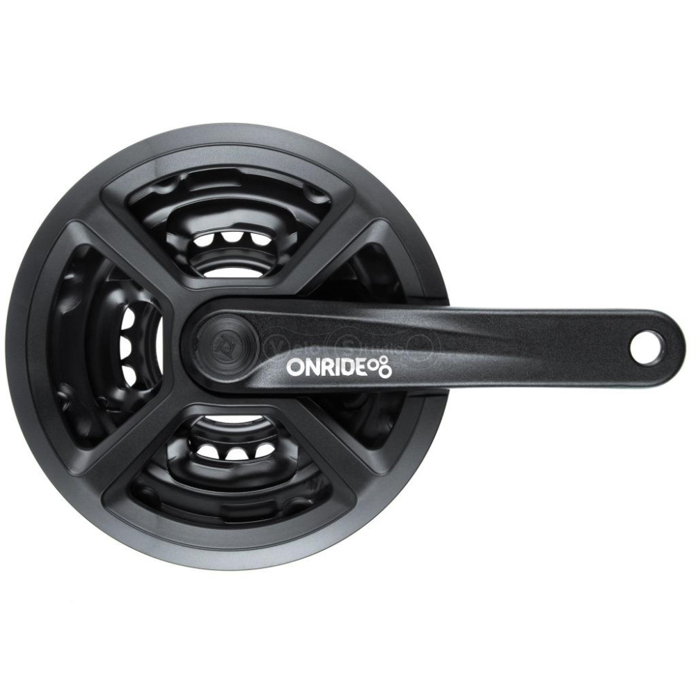 Шатуни ONRIDE Trio 820P, під квадрат, 170 мм, 22-32-42Т, на 8/7/6 швидкостей