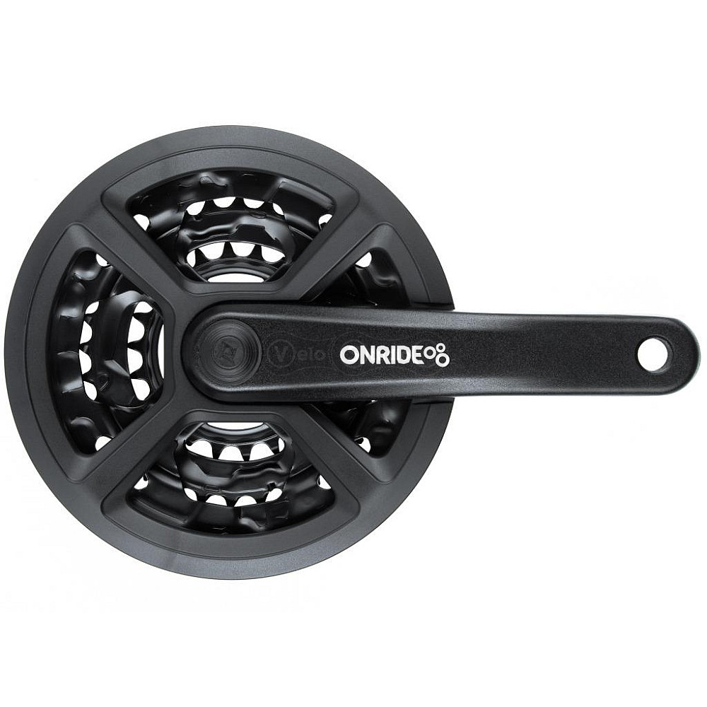Шатуни ONRIDE Trio 810P, під квадрат, 170 мм, 22-32-42Т, на 8/7/6 швидкостей