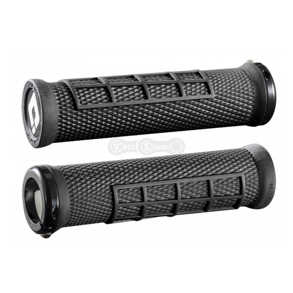 Грипсы ODI Elite Flow, V2.1 Lock On, Black w/Black Clamp