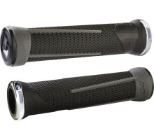 Грипси ODI AG-1 Signature Black/Graphite w/ Silver clamps