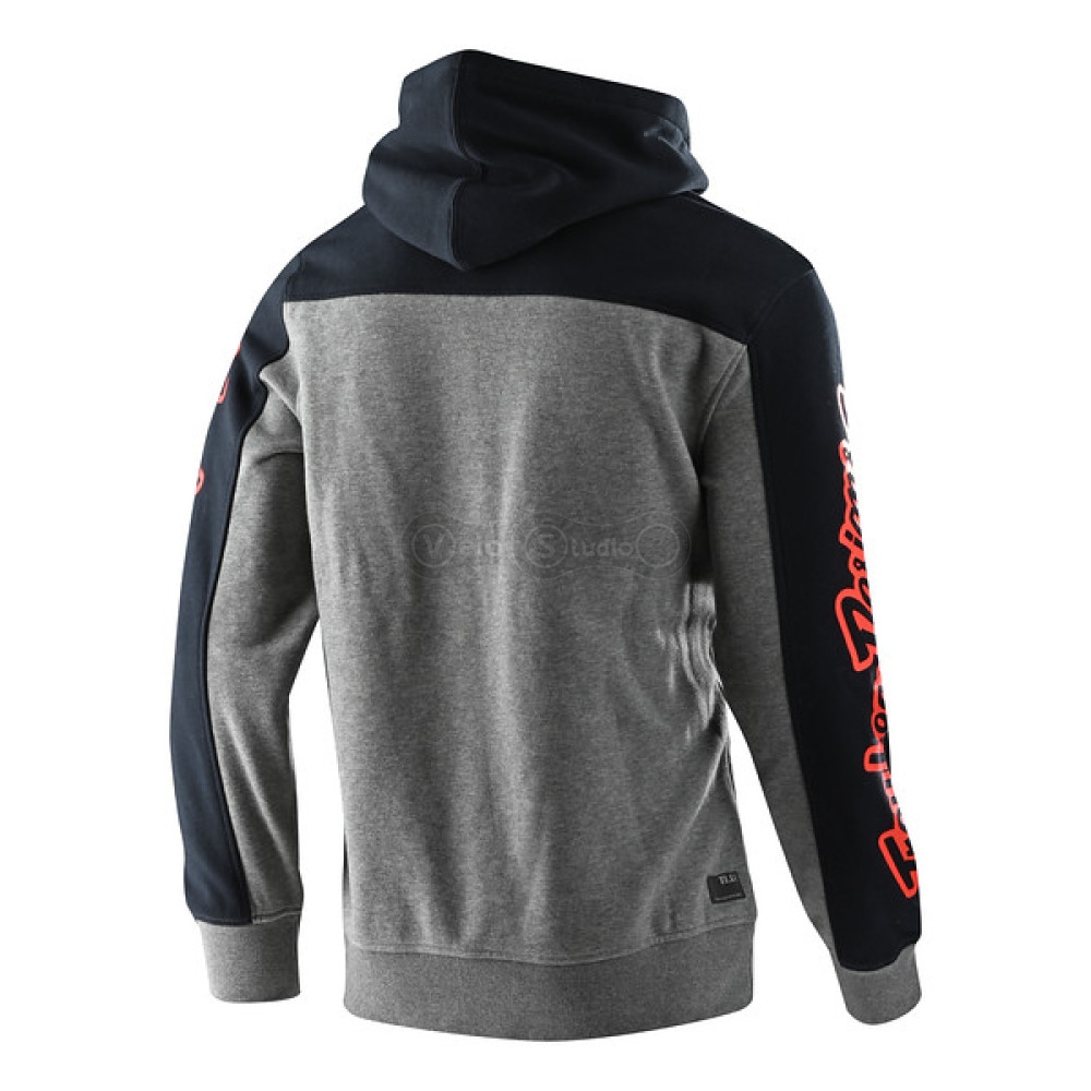 Худи TLD Block Signature PO Hoodie [Gray Heather/Orange] размер S