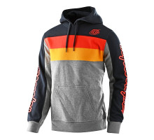Худі TLD Block Signature PO Hoodie [Gray Heather/Orange] розмір L