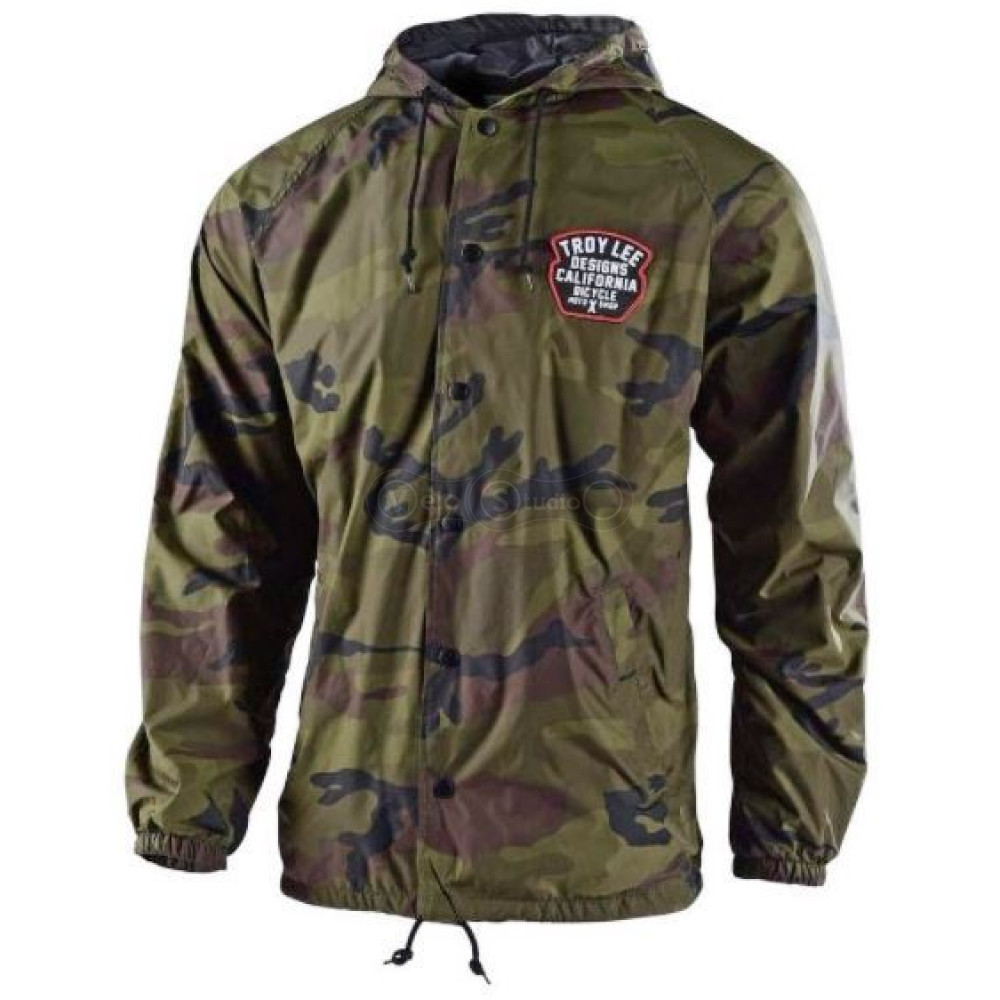 Куртка TLD Granger Windbreaker (Green Camo) размер S